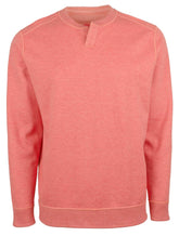 Tommy Bahama Men's Flipfield Abaco Reversible Pullover Sweatshirt Pure Coral Hthr Small